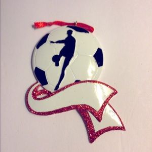 PERSONALIZED SOCCER CHRISTMAS ORNAMENT